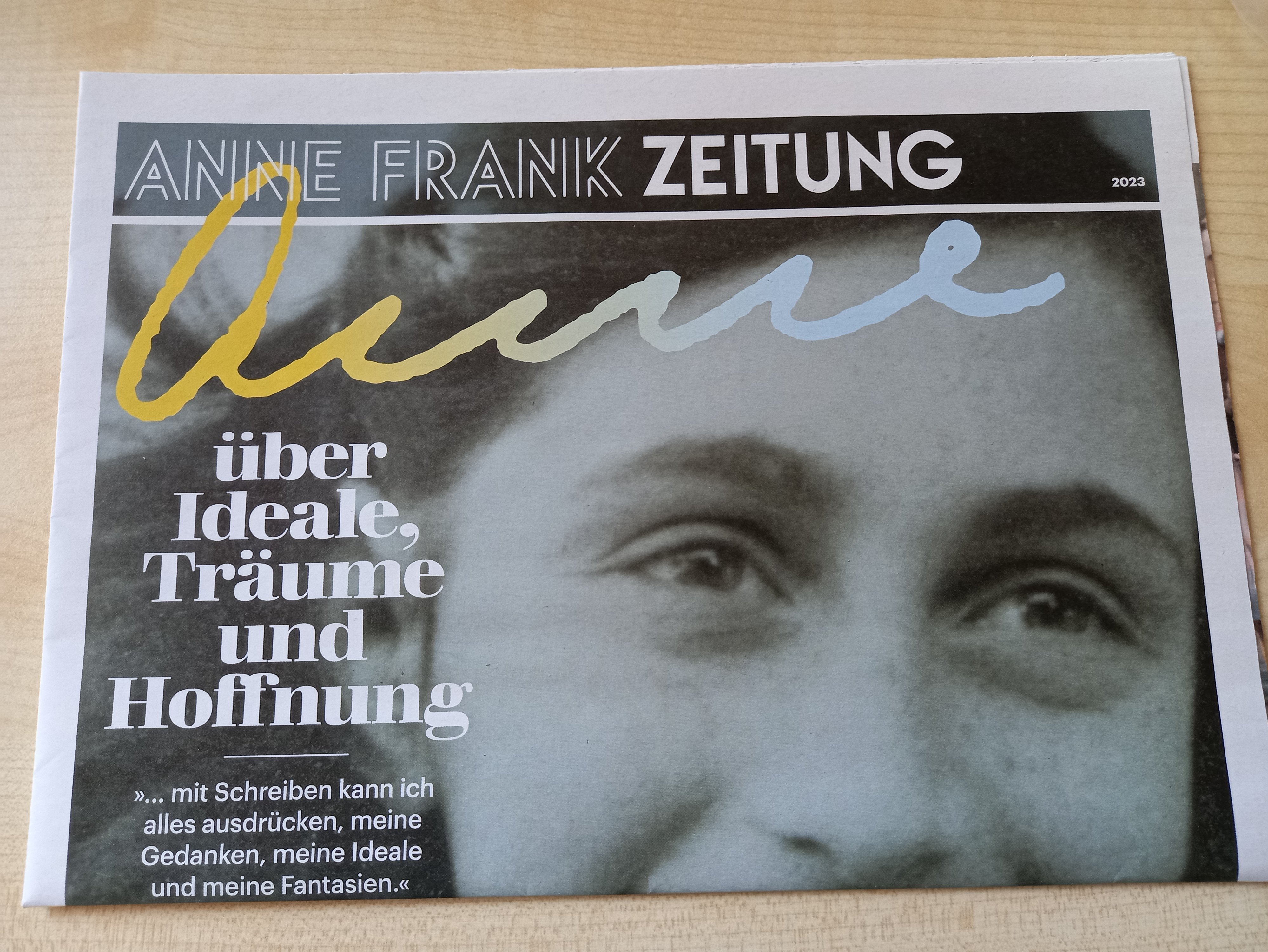Anne-Frank-Zeitung 2023 